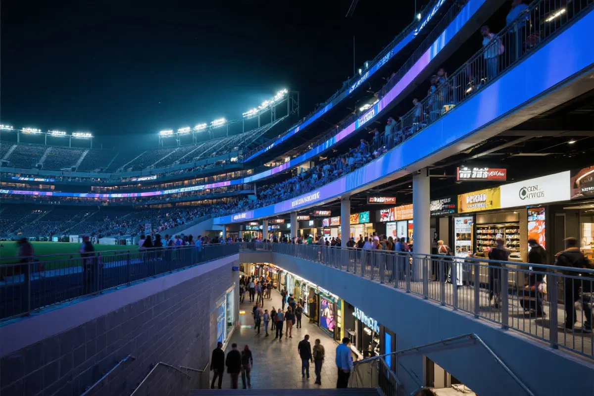 场馆内部活动与商业空间占位图